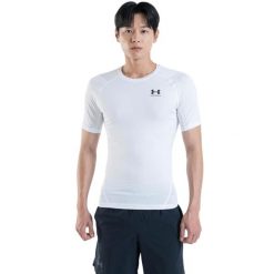 Koszulka kompresyjna męska Under Armour. Odzież kompresyjna Under Armour, m, bez wzorów, ze skóry, na fitness i siłownię. Za 159.99 zł.