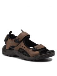 ECCO Sandały Offroad 82204402114 Brązowy. Brązowe sandały ecco, z nubiku, bez zapięcia. Za 529.99 zł.