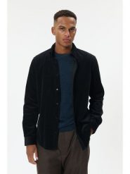 Matinique Koszula sztruksowa - Regular fit - w kolorze czarnym rozmiar: XL. Czarne koszule Matinique, xl, bez wzorów, z bawełny, bez kołnierzyka, bez ramiączek. Za 295.99 zł.