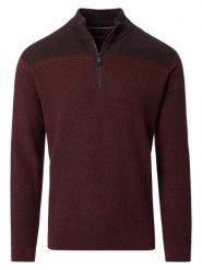 CASAMODA Sweter w kolorze bordowym rozmiar: XXL. Czerwone swetry nierozpinane CASAMODA, xxl, bez wzorów, z bawełny, bez kołnierzyka, bez ramiączek. Za 208.99 zł.