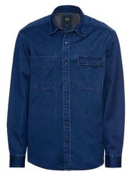 Camel Active Koszula dżinsowa - Regular fit - w kolorze granatowym rozmiar: L. Niebieskie koszule Camel Active, l, bez wzorów, z bawełny, bez kołnierzyka, bez ramiączek. Za 165.99 zł.