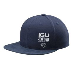 Czapka Z Daszkiem Z Logo Yuka. Niebieskie czapki z daszkiem IGUANA, bez wzorów. Za 87.99 zł.