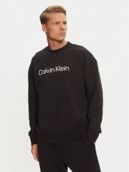 Calvin Klein Bluza Hero Logo K10K112956 Czarny Comfort Fit. Czarne bluzy CALVIN KLEIN, l, bez wzorów, z bawełny, bez kaptura. Za 259.99 zł.