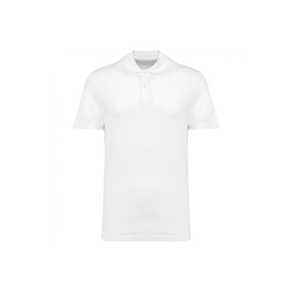 Polo suprima Kariban Premium. Białe koszulki polo KARIBAN, m, bez wzorów, z bawełny, bez kołnierzyka, bez ramiączek. Za 156.00 zł.