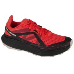 Buty Salomon Ultra Flow 475254 czerwone. Czerwone buty turystyczne bez wzorów, z materiału, bez zapięcia, do biegania. Za 663.97 zł.
