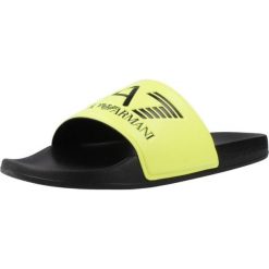 Sandały EMPORIO ARMANI SCARPE BEACHWEAR Żółty. Żółte sandały EA7, z syntetyku, bez zapięcia. Za 170.99 zł.