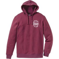 Bluza z kapturem Regular Fit bonprix bordowy melanż. Bluzy marki bonprix. Za 44.99 zł.