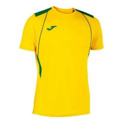 Jersey Joma Championship VII. Zielone t-shirty sportowe Joma, bez wzorów, z jersey, bez ramiączek, do piłki nożnej. Za 123.00 zł.