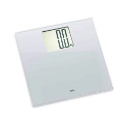 Waga łazienkowa z dużym wyświetlaczem, do 200 kg, 30 x 30 cm, srebrna. Szare wagi łazienkowe ADE. Za 189.90 zł.