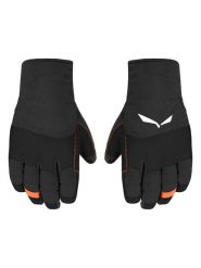 Salewa Rękawiczki funkcyjne "Ortles" w kolorze czarnym rozmiar: S. Czarne rękawiczki Salewa, bez wzorów. Za 223.99 zł.