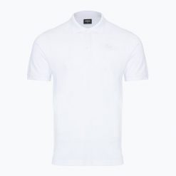 Koszulka polo męska PROSTO Polo Lior. Białe koszulki polo sportowe Prosto., m, bez wzorów, bez kołnierzyka, bez ramiączek. Za 139.99 zł.