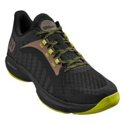 Męskie Buty Tenisowe Hurakn Pro. Czarne buty turystyczne Wilson, bez wzorów, z gumy, bez zapięcia, tenisowe. Za 738.99 zł.
