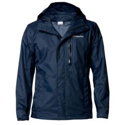 Męska kurtka Columbia M Pouring Adventure Jack 2117171464. Niebieskie kurtki Columbia, m, bez wzorów, z materiału, z kapturem. Za 309.00 zł.