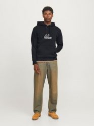 Jack & Jones Bluza w kolorze czarnym rozmiar: L. Czarne bluzy Jack & Jones, l, bez wzorów, z kapturem. Za 74.63 zł.