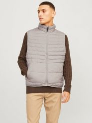 Jack & Jones Kamizelka pikowana "Estate" w kolorze szarym rozmiar: S. Szare odzież kompresyjna Jack & Jones, s, bez wzorów. Za 70.24 zł.