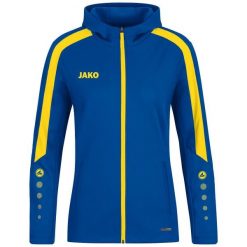 Bluza dresowa z kapturem Jako Power. Niebieskie bluzy z kapturem JAKO, l, bez wzorów, z dresówki, z kapturem. Za 386.50 zł.