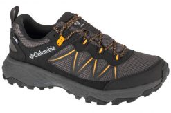 Buty trekkingowe męskie, Peakfreak Rush Outdry. Czarne buty turystyczne Columbia, bez wzorów, z materiału, przed kostkę, bez zapięcia, trekkingowe. Za 621.50 zł.