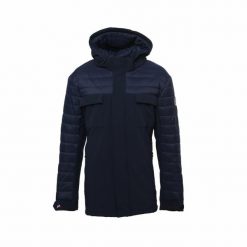 Parka Peak Mountain Cantheon. Niebieskie kurtki przeciwdeszczowe Peak Mountain, na zimę, l, bez wzorów, bez kaptura. Za 471.00 zł.
