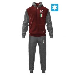 Givova Dres Italia 101 męski z kapturem, polar - 2XL. Brązowe bluzy z polaru Givova, m, bez wzorów, z dresówki, z kapturem. Za 282.99 zł.