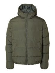 SELECTED HOMME Kurtka pikowana w kolorze khaki rozmiar: XXL. Brązowe kurtki Selected Homme, xxl, bez wzorów, bez kaptura. Za 163.64 zł.