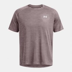 T-Shirt Męski Treningowy Under Armour Koszulka Męska Sportowa. Szare t-shirty sportowe Under Armour, bez wzorów, bez ramiączek, do biegania. Za 159.99 zł.