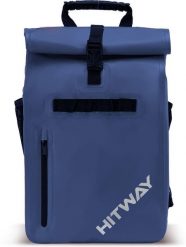 Wodoodporna torba rowerowa na bagażnik 29L, składana, regulowane klipsy. Zielone torby na laptopa HITWAY. Za 215.99 zł.