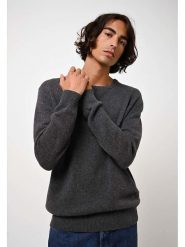 AUTHENTIC CASHMERE Kaszmirowy sweter "Victo" w kolorze antracytowym rozmiar: XL. Czarne swetry nierozpinane AUTHENTIC CASHMERE, na lato, xl, bez wzorów, z kaszmiru, bez kołnierzyka, bez ramiączek. Za 565.99 zł.