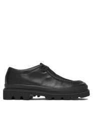 Clarks Półbuty Badell Seam 26183896 Czarny. Czarne eleganckie półbuty Clarks, bez wzorów, ze skóry, bez obcasa, bez zapięcia. Za 609.99 zł.