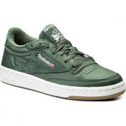 Buty Reebok - Club C 85 Estl CM8793 Chalk Green/White/Wshblu. Zielone buty sportowe casual marki Reebok, z materiału. W wyprzedaży za 269.00 zł.