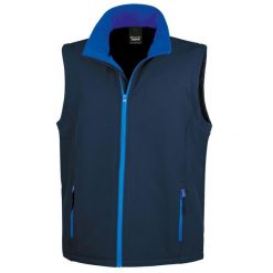 Ocieplana Męska Softshell Printable. Brązowe kurtki softshell RESULT, m, bez wzorów, z softshellu, bez kaptura. Za 110.99 zł.