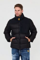 PARAJUMPERS Czarna kurtka Gover. Czarne kurtki Parajumpers, l, bez wzorów, z puchu, bez kaptura. W wyprzedaży za 1,629.99 zł.