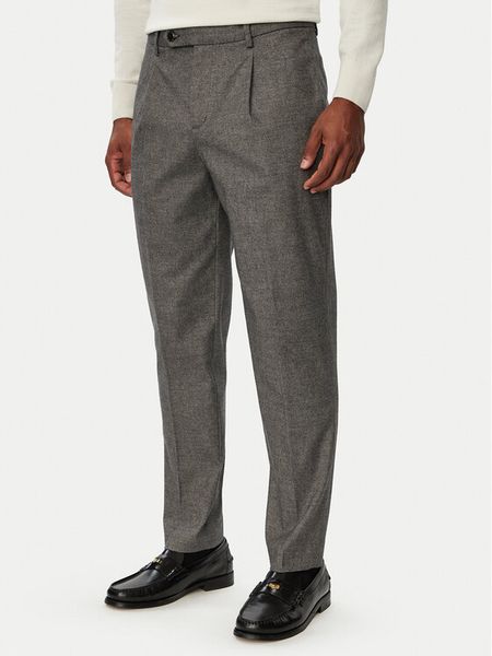 Tommy Hilfiger Spodnie materiałowe MW0MW45058 Szary Tapered Fit. Szare spodnie materiałowe Tommy Hilfiger, m, bez wzorów, z bawełny. Za 569.99 zł.