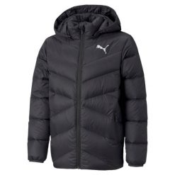 Puma Kurtka Packlite Down 58956501. Czarne kurtki Puma, bez wzorów, bez kaptura. Za 353.99 zł.