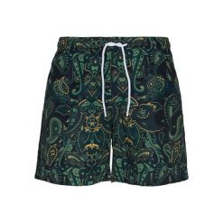 Szorty Urban Classic w stylu paisley. Brązowe szorty Urban Classics, m, bez wzorów. Za 183.50 zł.