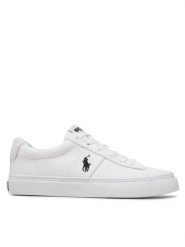 Polo Ralph Lauren Sneakersy Sayer 816893734003 Biały. Białe buty sportowe casual Polo Ralph Lauren, bez wzorów, z materiału, bez zapięcia. Za 349.99 zł.