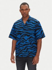 HUGO Koszula Eligino 50539143 Niebieski Relaxed Fit. Niebieskie koszule Hugo, l, bez wzorów, z bawełny, bez kołnierzyka, bez ramiączek. Za 369.99 zł.