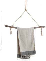 Samimi Chusta hammam w kolorze czarnym - 180 x 100 cm rozmiar: onesize. Czarne szaliki Samimi, bez wzorów, z bawełny. Za 69.99 zł.