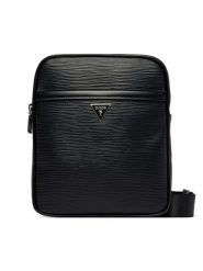 Guess Saszetka HMMIPW P6223 Czarny. Czarne saszetki i nerki Guess, z aplikacjami, ze skóry, bez dodatków. Za 316.99 zł.