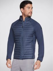 Skechers Kurtka przejściowa Goshield Hybrid Jacket JA23 Granatowy Regular Fit. Niebieskie kurtki Skechers, m, bez wzorów, z syntetyku, bez kaptura. Za 299.99 zł.