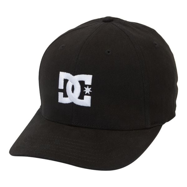 Czapka DC Shoes Cap Star Stretch Fit Hat, Dla obu płci. Czarne czapki z daszkiem DC Shoes, bez wzorów, z bawełny. Za 139.99 zł.