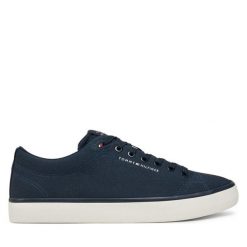 Tenisówki Tommy Hilfiger. Niebieskie trampki Tommy Hilfiger, m, bez wzorów, bez zapięcia. Za 249.99 zł.