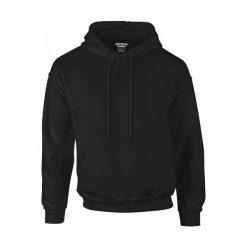 Sweatshirt Bluza z kapturem Gildan Dryblend ®. Czarne bluzy z kapturem GILDAN, s, bez wzorów, z bawełny, z kapturem. Za 124.75 zł.