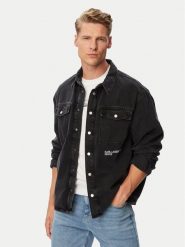 Karl Lagerfeld Jeans Kurtka jeansowa B3M16005 Czarny Regular Fit. Czarne kurtki Karl Lagerfeld Jeans, l, bez wzorów, z bawełny, bez kaptura. Za 779.99 zł.
