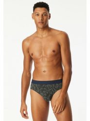 Schiesser Slipy w kolorze khaki rozmiar: XL. Brązowe slipki Schiesser, xl, bez wzorów. Za 39.99 zł.