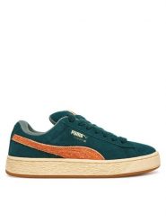Puma Sneakersy Suede XL 402246 02 Zielony. Zielone buty sportowe casual Puma, bez wzorów, ze skóry, bez zapięcia. Za 399.99 zł.