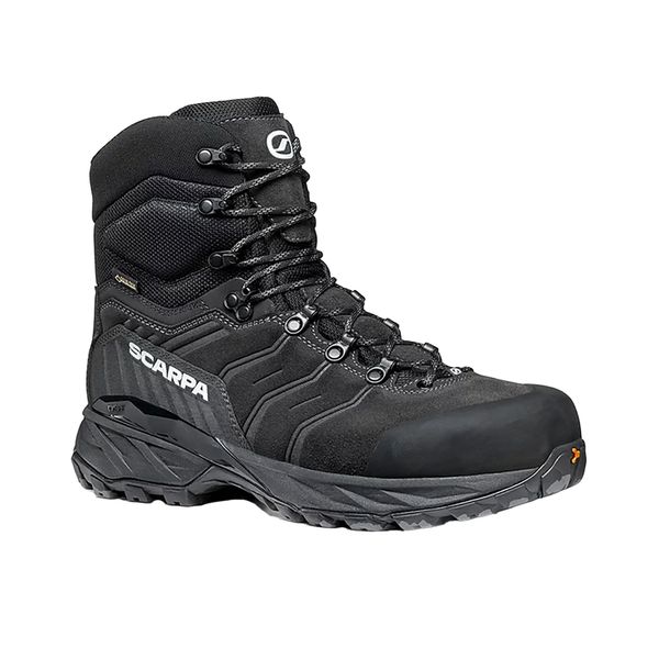 Buty trekkingowe SCARPA Rush Polar GTX. Czarne buty trekkingowe Scarpa, bez wzorów, z polaru, bez zapięcia. Za 909.99 zł.