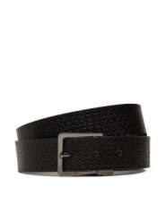 Calvin Klein Pasek Męski Adj/Rev Sleek Square K50K512337 Czarny. Czarne paski CALVIN KLEIN, bez wzorów, ze skóry. Za 89.99 zł.