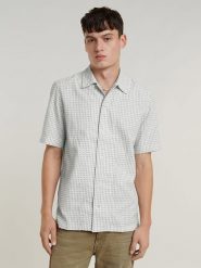 G-Star Koszula w kolorze jasnoszarym rozmiar: L. Szare koszule G-Star, l, bez wzorów, z bawełny, bez kołnierzyka, bez ramiączek. Za 221.45 zł.