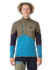 Hannah Koszulka funkcyjna "Niro" w kolorze oliwkowo-niebieskim rozmiar: M. Brązowe t-shirty sportowe Hannah, bez wzorów, z materiału, bez ramiączek, outdoorowe. Za 295.99 zł.