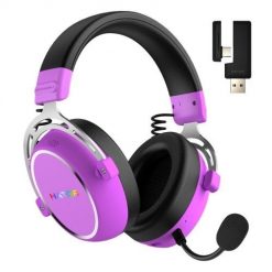 Słuchawki dla graczy Hator HYPERGANG 3 Wireless bezprzewodowe fioletowe. Fioletowe słuchawki bezprzewodowe No name. Za 571.99 zł.